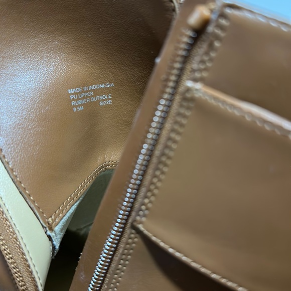 🔥🔥🔥NEW Michael Kors Tatum PU Leather Ankle Lace Up Combat Boots - Picture 9 of 9